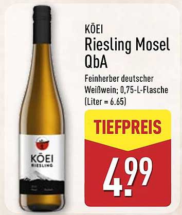 KÖEI Riesling Mosel QbA – feiner deutscher Weißwein