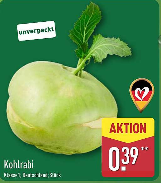 Kohlrabi - Klasse 1, Deutschland, Stück
