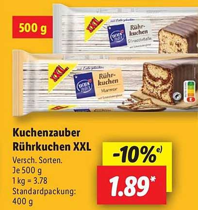 Küchenzauber Rührkuchen XXL - 500 g