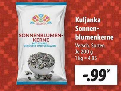 Kuljanka Sonnenblumenkerne - 200 g Packung