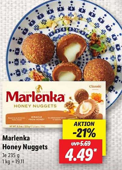Marlenka Honey Nuggets 235 g