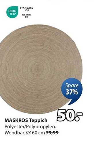 MASKROS Teppich Ø160 cm
