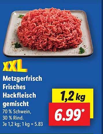 Metzgerfrisch Frisches Hackfleisch gemischt