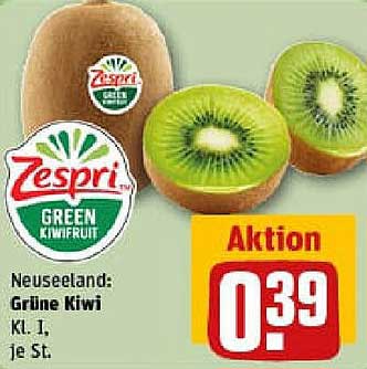 Neuseeland: Grüne Kiwi Kl. I, je St.