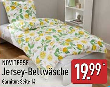 NOVITESSE Jersey-Bettwäsche