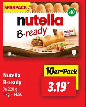 Nutella B-ready 10er-Pack