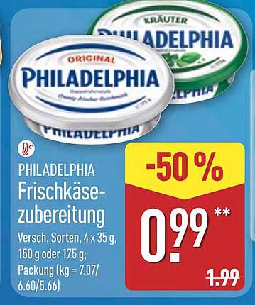 PHILADELPHIA Frischkäse-Zubereitung 4 x 35 g