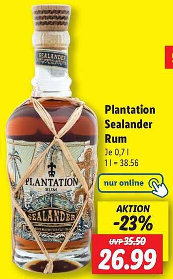 Plantation Sealander Rum
