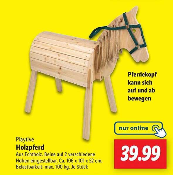 Playtive Holzpferd