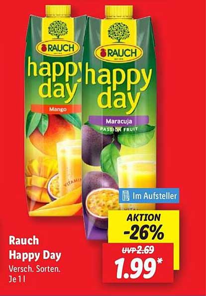 Rauch Happy Day Saft - Verschiedene Sorten