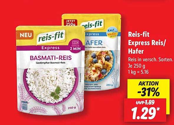 Reis-fit Express Reis/Hafers