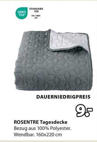 ROSENTRE Tagesdecke 160x220 cm – Now available in discounted price!