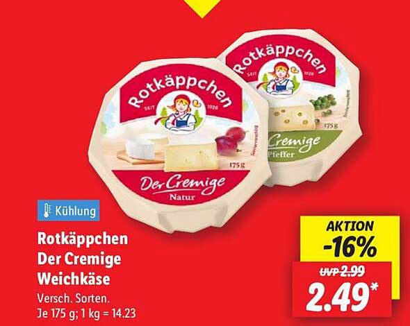 Rotkäppchen Der Cremige Weichkäse, 175 g