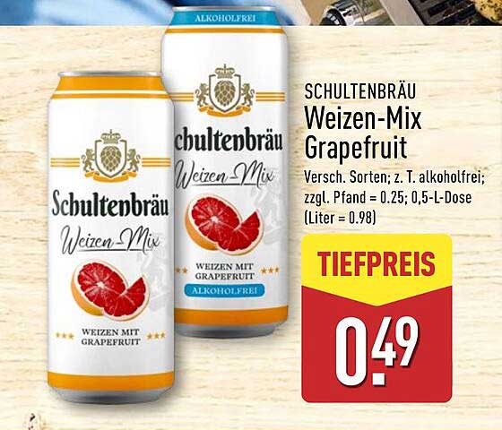 Schultenbräu Weizen-Mix Grapefruit