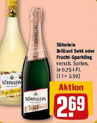 Söhnlein Brillant Sekt oder Frucht-Sparkling