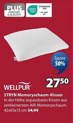 STRYN Memoryschaum-Kissen
