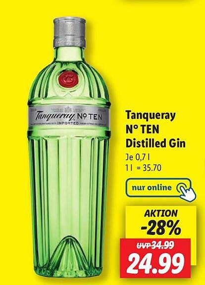 Tanqueray N° TEN Distilled Gin 0,7 l