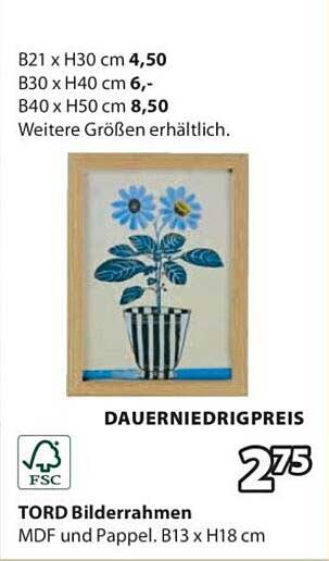 TORB Bilderrahmen B13 x H18 cm
