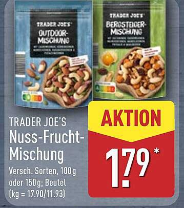 TRADER JOE’S Nuss-Frucht-Mischung