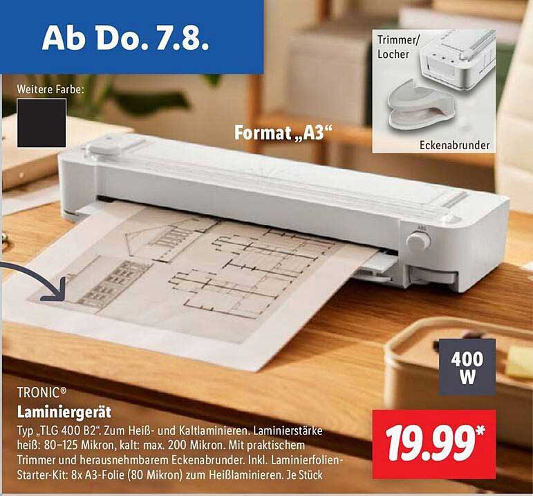 TRONIC® Laminiergerät Typ TLG 400 B2