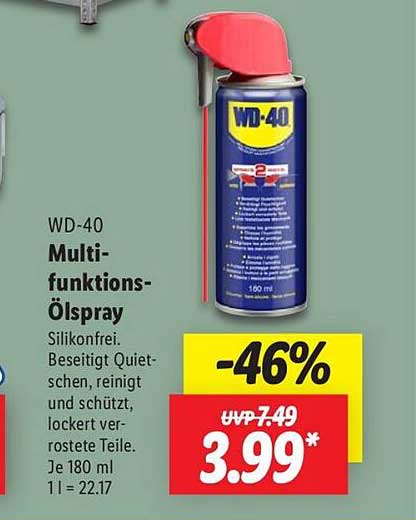 WD-40 Multifunktions-Ölspray 180 ml