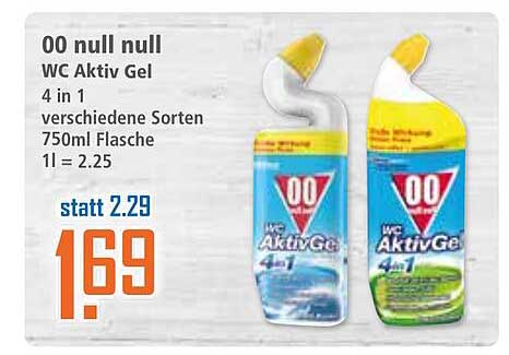 00 null null WC Aktiv Gel 4 in 1 - 750ml Flasche