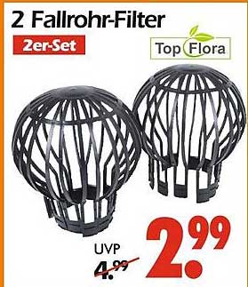 2 Fallrohr-Filter 2er-Set