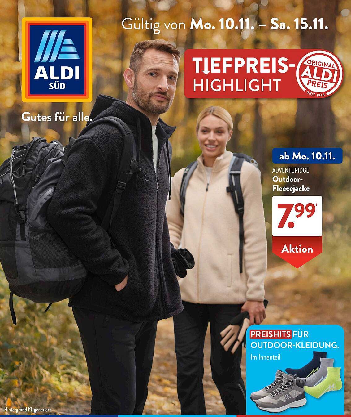 ADVENTURIDGE Outdoor-Fleecejacke