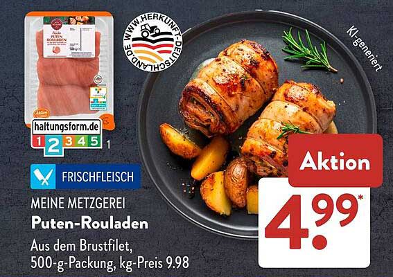 Aldi Süd: Putenschnitzel aus der Brustfilet - Jetzt im Angebot!
