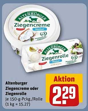 Altenburger Ziegencreme oder Ziegenrolle
