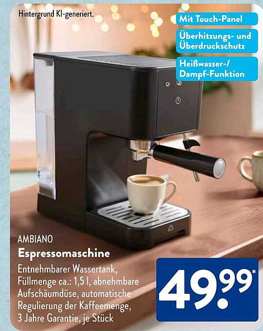 AMBIANO Espressomaschine