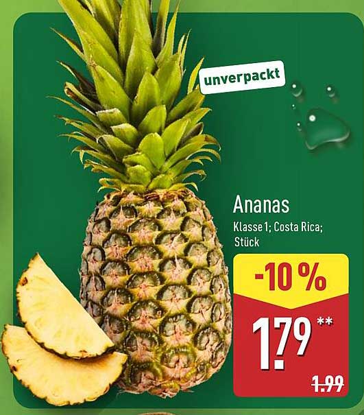 Ananas Klasse 1; Costa Rica; Stück - 10% Rabatt