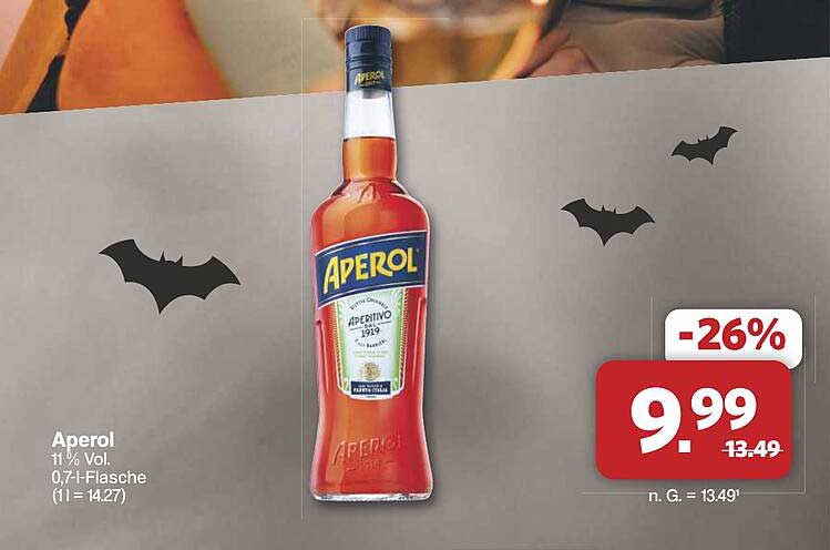 Aperol 0,7l – Jetzt zum Vorteilspreis!