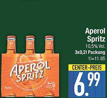 Aperol Spritz 3x0,2l Packung