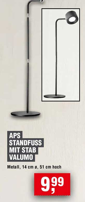 APS Standfuß mit Stab Valumo