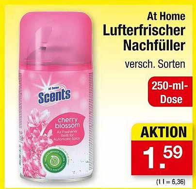 At Home Luftfrischer Nachfüller Cherry Blossom - 250-ml-Dose