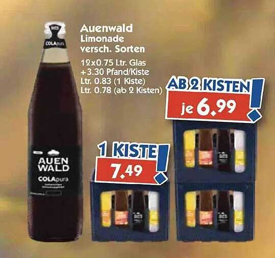Auenwald Limonade - vielseitige Sorten zur Auswahl