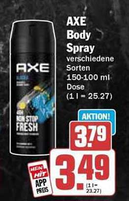 AXE Body Spray - verschiedene Sorten 150-100 ml Dose