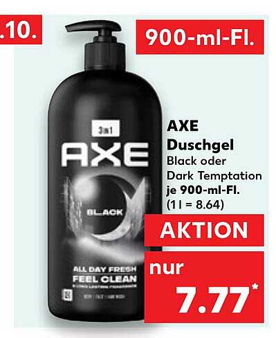 AXE Duschgel Black oder Dark Temptation 900-ml-Fl.