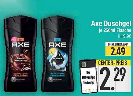 Axe Duschgel je 250ml Flasche