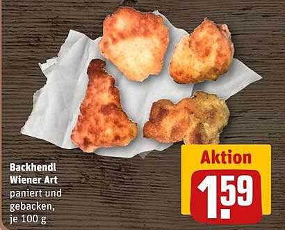 Backhendl Wiener Art, paniert und gebacken, je 100 g