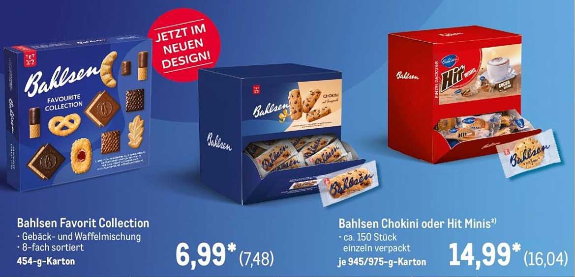 Bahlsen Favorit Collection und Bahlsen Chokini oder Hit Minis