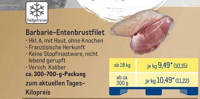 Barbarie-Entenbrustfilet