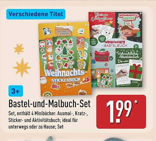 Bastel-und-Malbuch-Set