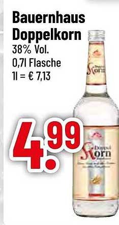 Bauernhaus Doppel-Korn 0,71l zum Sonderpreis
