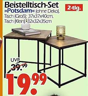 Beistelltisch-Set »Potsdam« (ohne Dekol)