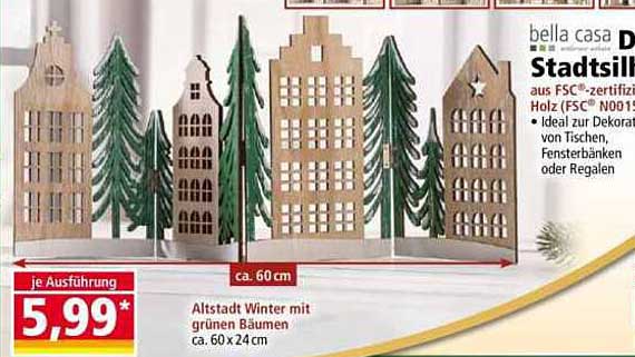 bella casa Stadtstill aus FSC®-zertifiziertem Holz