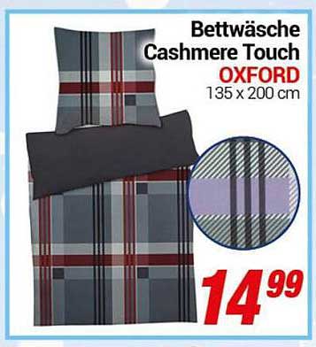 Bettwäsche Cashmere Touch OXFORD 135 x 200 cm