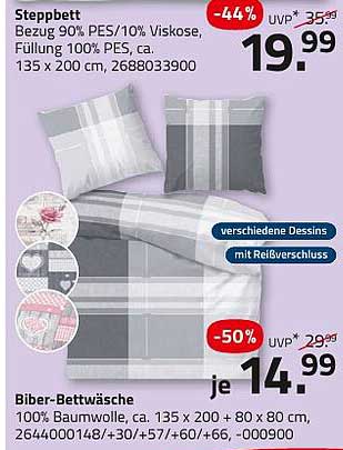 Biber-Bettwäsche für nur 14,99 € – Jetzt zugreifen!