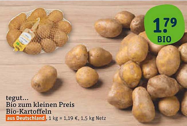 Bio-Kartoffeln zum kleinen Preis